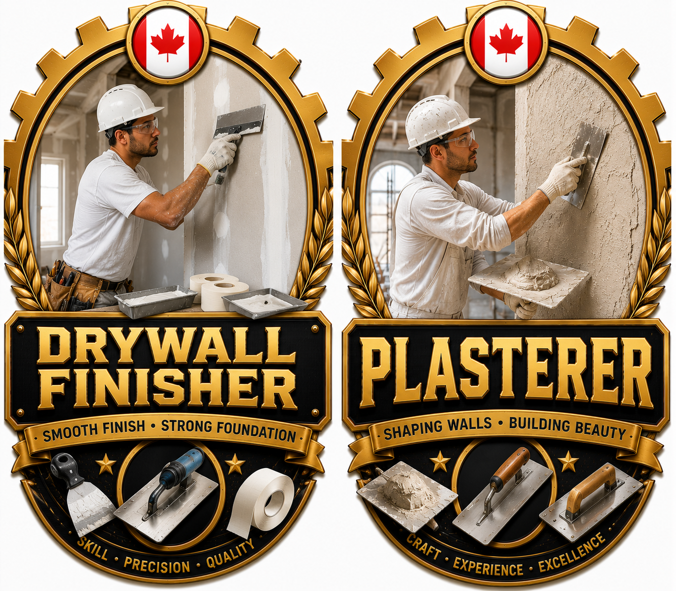 Drywall installer and finisher / Lather (ড্রাইওয়াল ইনস্টলার এবং ফিনিশার / লেদার)