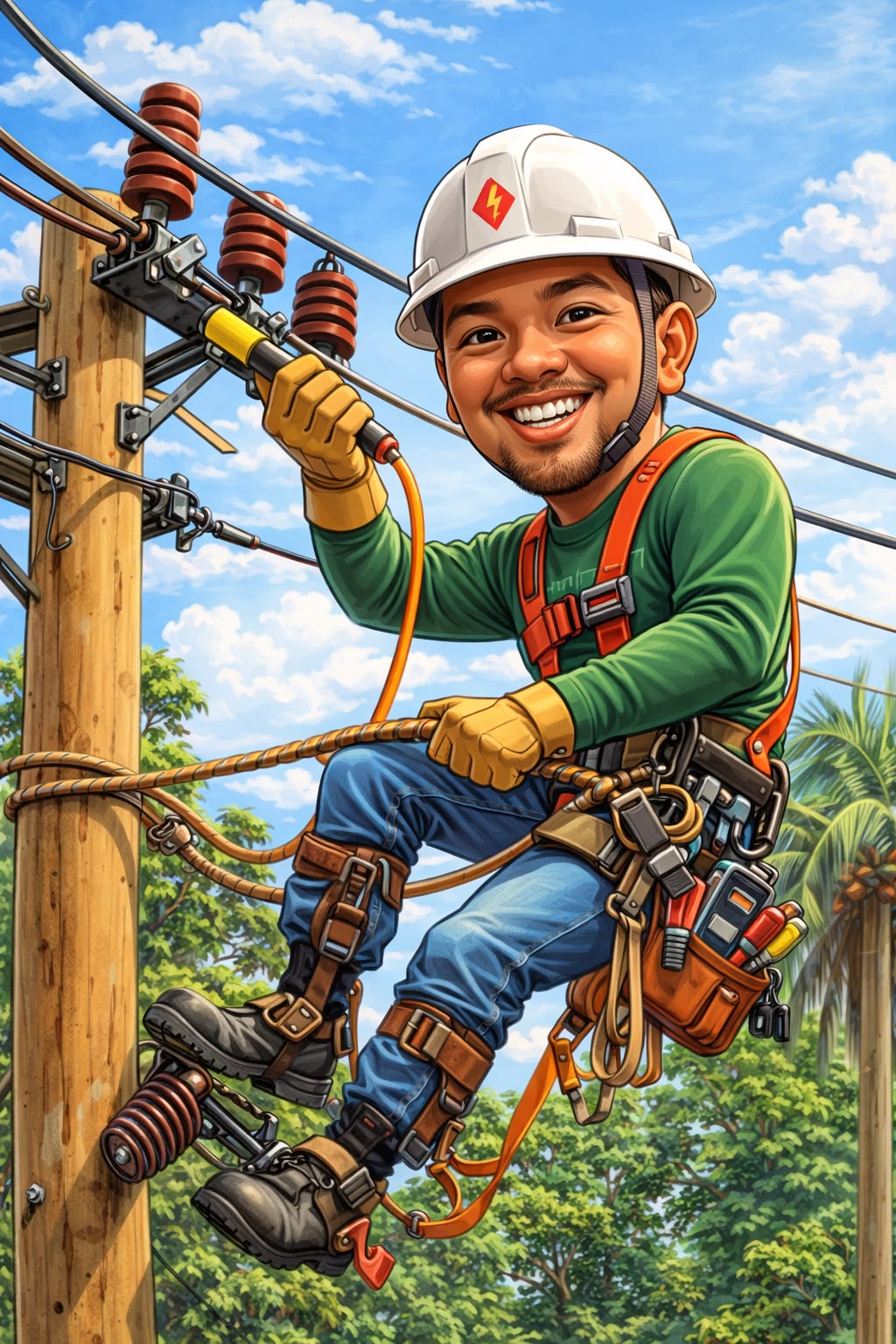 পাওয়ারলাইন টেকনিশিয়ান (Powerline Technician)