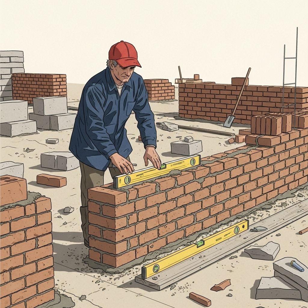 ব্রিকলেয়ার (Bricklayer)রাজমিস্ত্রি
